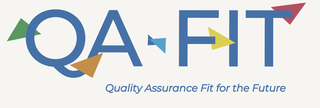 QA-FIT-logo. Quality Assurance Fit for the Future. 