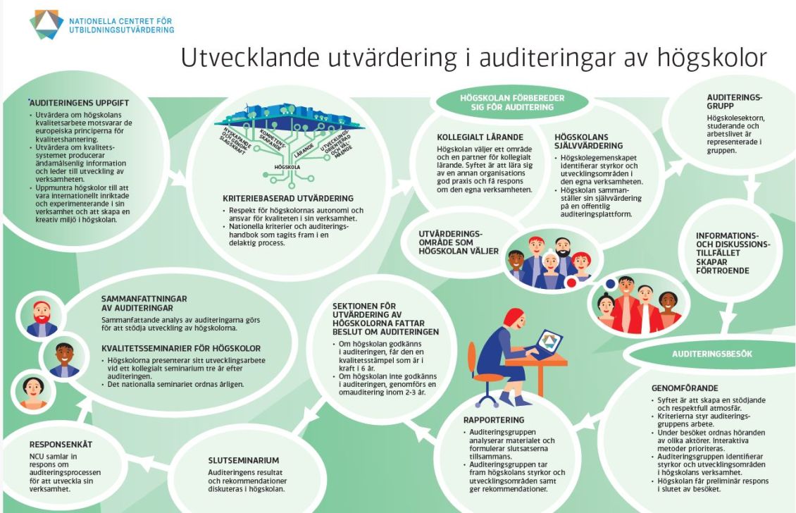 NCU auditeringsprocessens faser